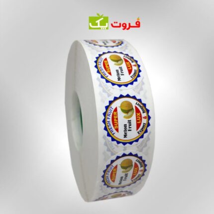 لیبل ملون سفید